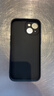鉴百伊 高级肤感褶皱适用iPhone17手机壳苹果16promax全包防摔15/14硅胶软壳13pro新款磨砂12保护套 黑色褶皱 iPhone 15 实拍图