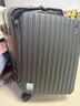 皇冠（CROWN）大容量铝框行李箱暑期出游拉杆箱5308 铁灰 25英寸 扩容增大16% 实拍图