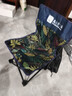 九千谷 折叠椅户外便携式钓鱼凳小马扎写生椅子加固大靠背椅枫叶蓝2808 实拍图
