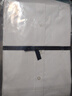 罗蒙（ROMON）纯色商务职业正装男士白衬衫工装外套长袖衬衣男CS108白色XL 实拍图