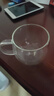 富光花茶杯 男女士茶水分离杯子 双层办公泡茶玻璃杯带把高硼硅水杯 实拍图