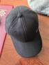 红蜻蜓中老年人帽子男士冬季加绒加厚羊毛鸭舌帽爸爸爷爷老人护耳棒球帽 羊毛混纺护耳款-黑色【盒装】 均码 帽围（56-60CM） 实拍图