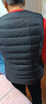 雪中飞经典新款基础舒适轻薄羽绒便捷短款保暖羽绒小马甲轻盈便携舒适 宝石黑|8086-女 3XL 185/104A 实拍图