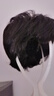 佰丝堂 假发 短发 女 中老年妈妈真发假发套真人发丝轻薄透气短卷发 黑色 短发 25cm 均码可调节 实拍图