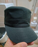 歌希尼尔军帽男帽子男士鸭舌帽秋冬平顶帽休闲中老年遮阳帽太阳帽大头围潮 黑色 M 标准头围56-58cm 实拍图