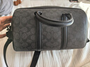 蔻驰（COACH）奥莱男士男包经典标志VENTURER 27号大容量旅行手提包通勤 青铜色硬件/炭黑色 混合色 实拍图
