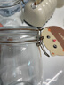 【爆款】密封罐玻璃瓶带盖家用食品腌制瓶子泡菜柠檬百香果蜂蜜罐 1000ml三只装（送勺子） 实拍图