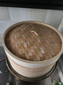 拜杰竹蒸笼 家用小笼包蒸笼屉 点心蒸笼手工艺竹蒸笼30cm 2层1盖 实拍图