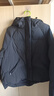 森马（Semir）90绒羽绒服女短款小宽松连帽高蓬面包服冬防泼水防风立领外套百搭 【显瘦小A廓形】黑色（灰鸭绒）90001 M 实拍图