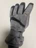 目丸保暖手套男女户外冬天骑行防寒风加绒厚触屏女防水冬季棉滑雪手套 9#深灰色 深度暖手套-男款 实拍图
