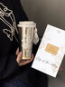 Face纯钛保温杯咖啡杯女生便携水杯子生日礼物新款礼盒钛杯 铃兰花530ml 实拍图