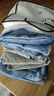 海澜之家（HLA）牛奶绒四件套 A类加绒冬季保暖法兰绒珊瑚绒床品四件套家用被套 宾利蓝+浅灰 三件套；被套150*200床单180*230 实拍图