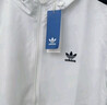 adidas经典三条纹运动连帽夹克外套男女春季阿迪达斯三叶草   亮白   XS 实拍图