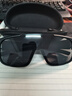 村田稻夫登山墨镜 骑行墨镜套镜 墨镜套近视眼镜护目镜滑雪镜 黑框黑灰片 实拍图