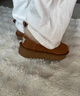 UGG秋季女士时尚舒适茸茸毛圈口平底休闲乐福鞋懒人毛毛鞋1119002 CHE | 栗色 40 实拍图