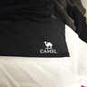 骆驼（CAMEL）【迪丽热巴同款】羽神短款羽绒服热反射升温保暖加厚连帽面包服 【迪丽热巴同款】幻影黑/玉石白，男女，734CA6B605E L 实拍图