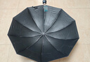 天堂伞晴雨伞加大号加固10骨男女黑胶防晒防紫外线防晒伞广告伞定制logo 藏青色-直径106cm-黑胶10骨 实拍图
