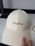CACUSS棒球帽子女士春秋硬顶鸭舌帽户外太阳帽显脸小韩版百搭遮阳帽米白 实拍图