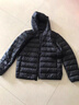 迷你巴拉儿童羽绒服男女童厚款保暖连帽棉服防风保暖羽绒外套【防水透湿】 黑色90001 【白鸭绒-1000+洁净度】 110 【充绒量40.9g】 实拍图