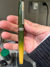 英雄（HERO）钢笔 382商务办公学生日常书写铱金签字墨水笔 明尖 渐变绿 实拍图