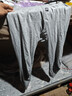 红豆内衣男纯棉全棉保暖裤舒适柔软弹力透气单条秋裤 浅麻灰 实拍图