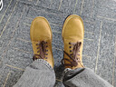 马登M43大逃亡靴男士休闲工装靴反绒皮沙漠短靴高帮潮流英伦马丁靴 棕色   42 (260mm) 实拍图