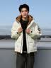 花花公子羽绒服男新款韩版宽松加厚保暖青少年学生潮流休闲秋冬季夹克外套 YRF6305米色 XL 建议165斤下 实拍图
