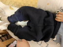 迷你巴拉【pp裤】男女童裤子加绒保暖冬新款高腰长裤 深蓝80821 80 实拍图