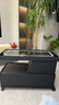 祥灵腾飞可移动茶几小户型现代简约边柜轻奢客厅意式极简智能沙发边几推车 中古黑-智能面板【带无线充+3色灯】 【40宽*90长*57高】-整装送上 实拍图