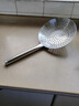 拜杰不锈钢漏勺油鼓漏网抄瓢圆孔漏勺漏瓢酒店食堂大漏勺捞面勺22cm 实拍图