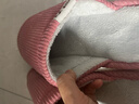 回力日系柔软情侣棉拖秋冬家居室内保暖棉鞋女款HL0006皮红38-39码 实拍图