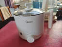 美的（Midea）电煮锅 宿舍小锅 小电锅 学生寝室一体泡面火锅多功能 不锈钢0涂层 电蒸锅 电热锅 XZE1614 配蒸笼 实拍图