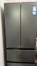 海尔（Haier）412升594mm专业超薄零嵌法式四门小户型家用电冰箱一级能效BCD-412WGHFDB5GYU1 实拍图
