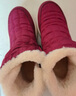 足力健老人鞋中老年人女棉鞋妈妈棉鞋25932051J 酒红-女款    37    实拍图