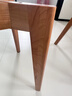 源氏木语实木餐椅北欧风橡木靠背椅家用多材质休闲椅现代简约餐厅吃饭椅子 樱桃木0.47米圆弧餐椅 实拍图