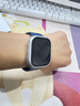Apple/苹果 Watch Series 10 智能手表GPS款42毫米银色铝金属表壳丹宁色运动型表带S/M MX1J3CH/B 实拍图
