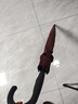 天堂 加大雨伞长柄 半自动超大10骨加固商务伞 深栗红 实拍图