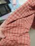 顶瓜瓜顶呱呱睡衣女春夏纯棉梭织格情侣可外穿家居服套装女 珊瑚金 L165 实拍图