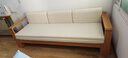 原始原素 实木沙发床 两用折叠小户型多功能可折叠床 米色垫子A5064 实拍图