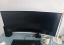 AOC 34英寸 带鱼屏 WQHD 广色域 180Hz HDR10  出厂校色 旋转升降 21:9曲面电竞电脑显示器 CU34G3X 实拍图