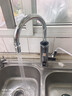 奥克斯（AUX）电热水龙头热水器加热水龙头快速热水变频恒温厨房下进水 【大屏数显】电镀银+漏保插头+万向喷头 实拍图