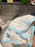 洁丽雅（Grace）A类纯棉6层纱布口水巾3条装婴幼儿小毛巾方巾宝宝精梳棉手绢手帕 实拍图