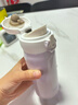 膳魔师（THERMOS）保温杯316钢350ml男女士儿童水杯学生感恩节礼物JNL-350S丁香紫 实拍图