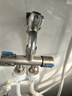 普湃双排水洗衣机水龙头304不锈钢角阀一分二分水器一进二出分流器双控开关三通 实拍图