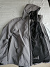 京东京造春秋穿山甲300冲锋衣男女单冲户外防水夹克硬壳外套 砾石灰M 实拍图