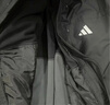 adidas拒水加绒内胆三合一连帽外套男女秋冬阿迪达斯官方轻运动 黑色   L 实拍图