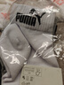 PUMA彪马男袜子男士夏天运动休闲款透气款中筒棉袜纯色袜男款吸汗 黑色+浅灰+白色 均码 EU39-42（适合脚码40-44） 实拍图