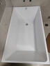 浪鲸（SSWW）卫浴一体成型独立式小户型浴缸家用成人亚克力深泡方形泡澡浴池缸 1.3米独立式浴缸 晒单实拍图