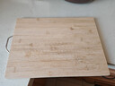 楠竹菜板砧板竹案板切菜擀面板工艺板碳化板天然 菜板 38*28*1.8cm 长方形 实拍图