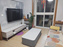 香梦源岩板茶几加高落地款茶几客厅家用小户型轻奢落地茶几电视柜组合 雪山白岩板+灰色柜体120*60cm【茶几】 实拍图